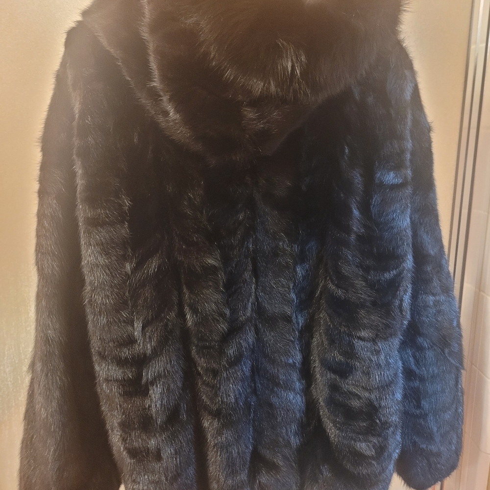 Mens mink coat